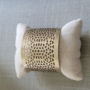 Park lane brass gold cuff bracelet